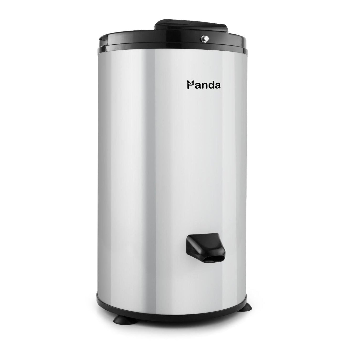 Panda 3200 RPM Portable Spin Dryer – 22lbs Capacity, Stainless Steel Drum & Outer Case, 110V – Stylish Silver