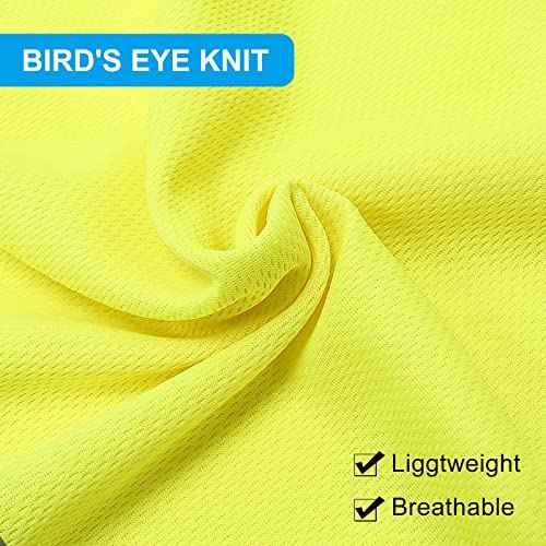 A-SAFETY High Visibility Safety Customize Logo Long Sleev T-Shirt (XS-6XL)
