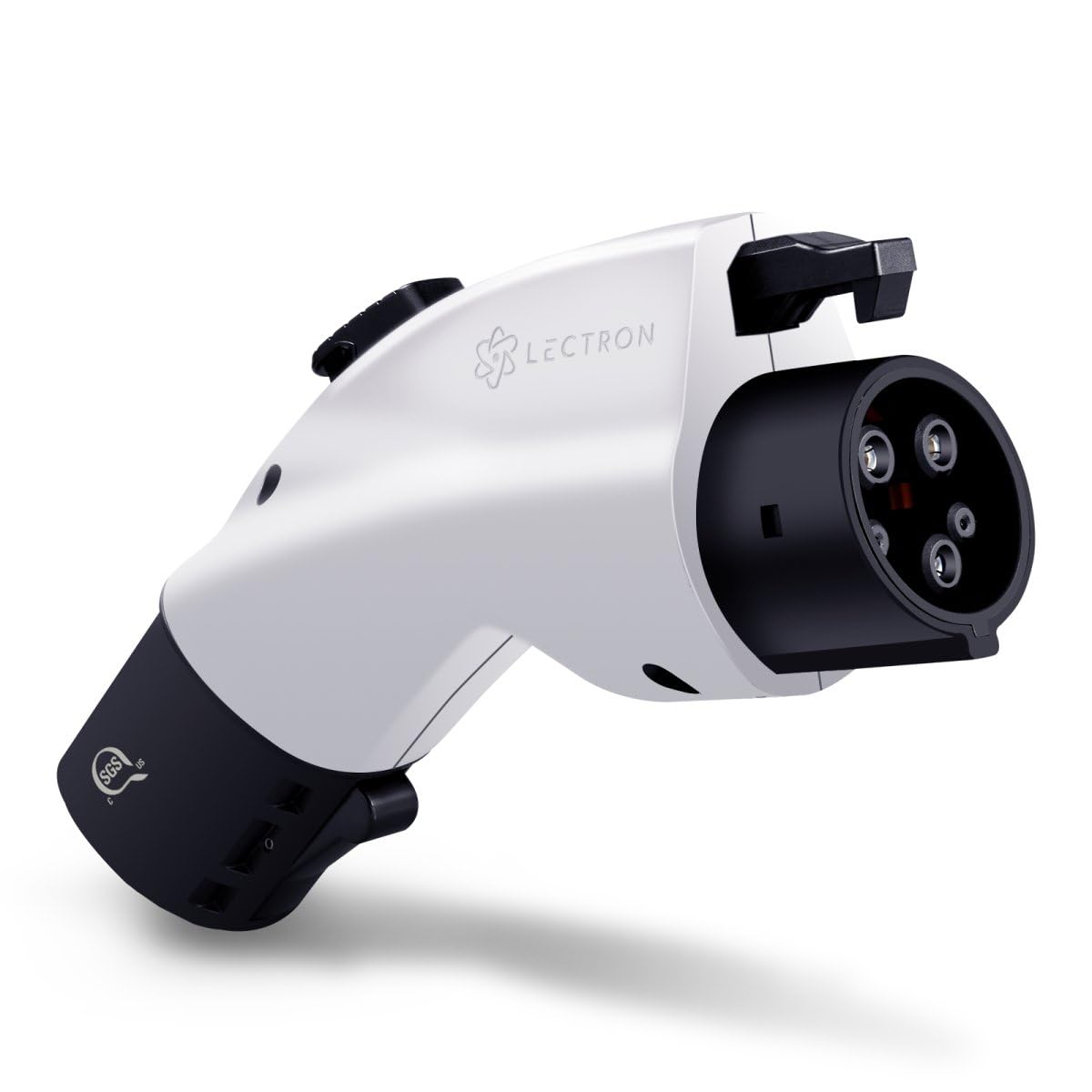 Lectron Tesla to J1772 EV Charging Adapter – NACS Converter, 48 Amp & 240V, Compatible with Tesla High Powered Connectors, Destination Chargers & Mobile Connectors for J1772 Electric Vehicles