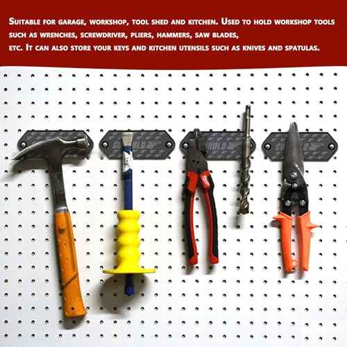 Magnetic Belt Tool Holder, Heavy Duty Tool Belt Clip, Storage Organizer for Screws, Hammer, Pliers, Drill Bit, Wrench, or Any Magnetic Tools and Hardware