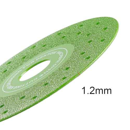 2Pcs 4-1/2'' Rock Slab Grinding Disc, 1.2'' Diamond Ultra Width Tile Blade 7/8'' Arbor, 45¡Æ Chamfer Rock Slab Flat Grinding Cutting Piece£¬Ultra-Thin Tile Saw Blade Rock Slab Cutting Wheel