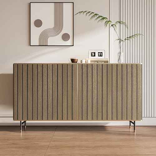 CRE8TIVE Brown Wood Slat Wallpaper Peel and Stick 12"x80" Natural Wood Grain Contact Paper Waterproof Self Adhesive Wooded Stripe Wood Panel Look Wallpaper Vinyl Wrap for Kitchen Countertops Cabinets