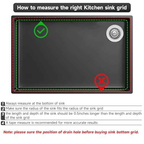 26.18'' x 14.76'' K-6449-ST Sink Protector Grid, Stainless Steel Sink Racks for Kohler Sink Rack Whitehaven 5827 and K-5826, Includes Left and Right Racks, Farmhouse Sink Protector