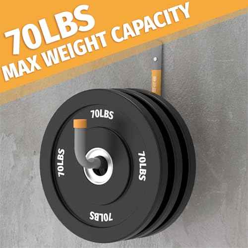 9.8" Ladder Hooks for Garage Wall, 6PC Garage Storage Hooks with Jumbo Arm, Heavy Duty Large Hooks for Tools, Bikes, Chairs, and Outdoor Organization