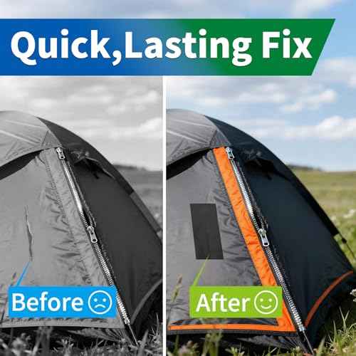 YONGJIN RV Awning Repair Tape, Heavy Duty Outdoor Tent Repair Tape and Tarp Tape, Waterproof Tarp Patch Kit for Camper, Boat Covers, Canvas, Sail, Canopy, and Outdoor Fabric Tear Repair (2 inch)