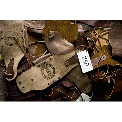 Hide & Drink, Thick Leather Holster for Pruning Shears w/Belt Loop Garden Scissors Sheath, Folding Saw, Construction & Utility Tools Pouch, Handmade Includes 101 Year Warranty