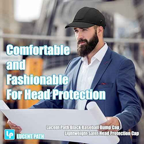 Red Baseball Safety Bump Caps Helmet Hard Hat Head Protection Caps for Men and Women