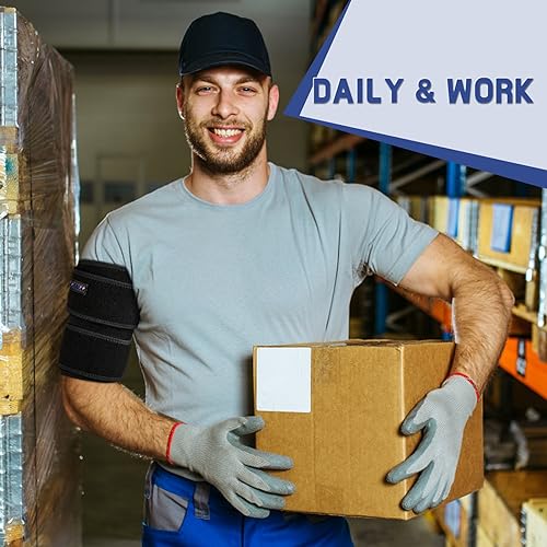beister Compression Upper Arm Brace (Single), Biceps Tendonitis Support Brace for Men & Women with 4 Pressure Straps, Triceps Compression Sleeve & Wrap for Muscle Strains, Tendovaginitis, Pain Relief