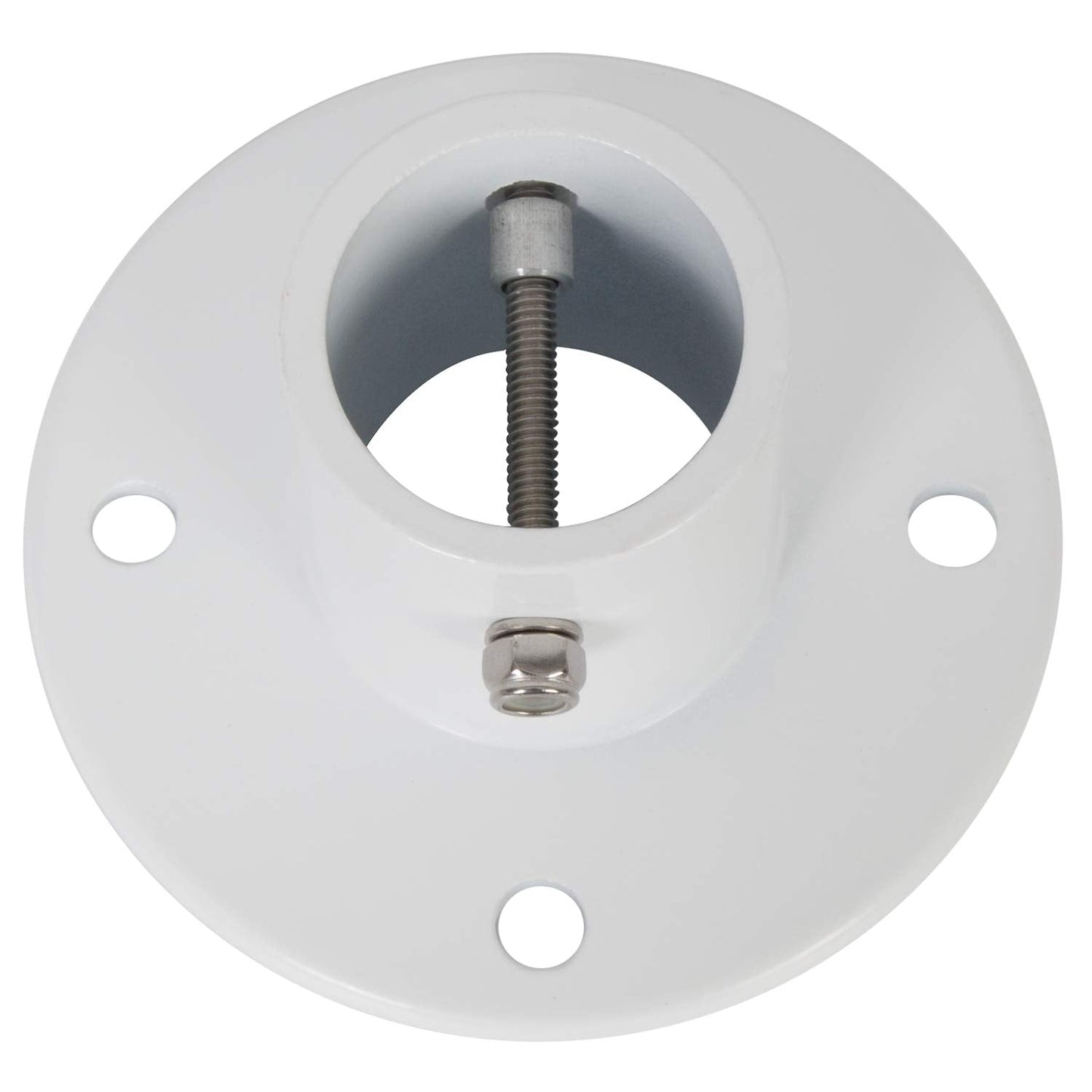 KUAFU Aluminum Slide Deck Flange w/Flange Bolt Diameter of 1.9" for Inground Swimming Pools (4 Pack)