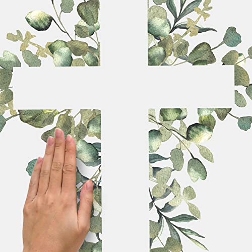 RoomMates RMK5282GM Watercolor Floral Cross Giant Peel and Stick Wall Decals