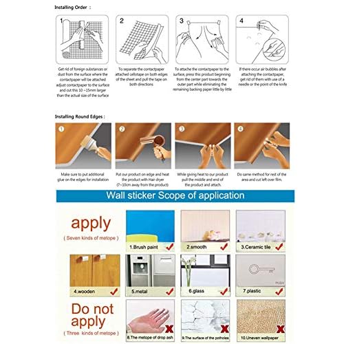 Simplemuji 3D Self Adhesive Black Diamond Waterproof Wallpaper Border Peel and Stick for Bathroom Kitchen Counter Top Tiles Sticker,4 Inch by 16.5 Feet