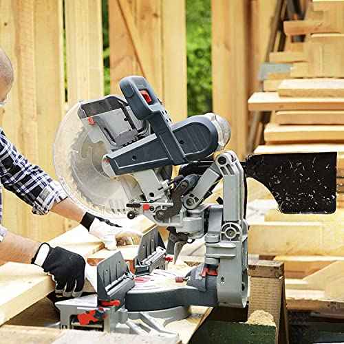 Suitable Compatiable with 255 Miter Saws Black Dust Jacket Bag With Zipper And Wired Adjustable Bracket, Belt Sander Parts Diagonal Saw Miter Saw Accessories 2-piece Package