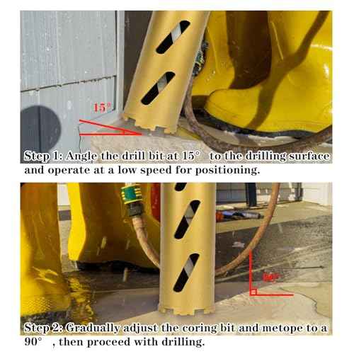2.5" Dry Core Drill Bits for Cured Concrete with Rebar Brick Blonck Masonry etc 13in/330mm Drilling Depth£¬10mm Diamond Segment Height£¬2 Adapters