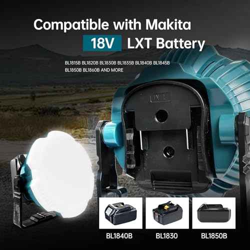 18V LED Camping Lantern for Makita 18V LXT Battery, 24W LED Work Light for Emergency and Hurricane,Camping, Hiking, Fishing£¨Battery Not Included£©
