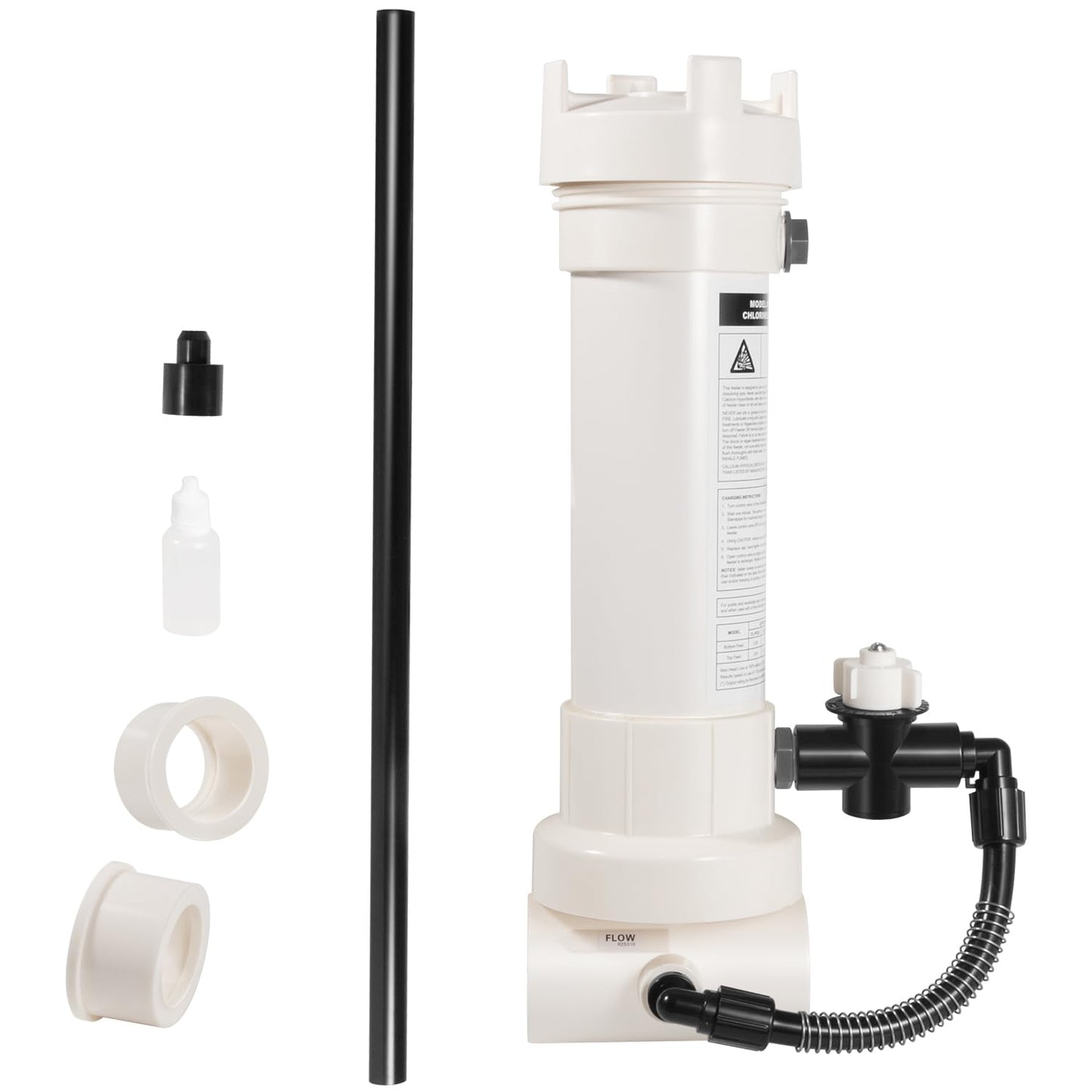 R171096 Pool Chlorinator, 320 Automatic in-Line Chlorine/Bromine Feeder Compatible with Rainbow 320, Upgraded Replacement for R171096 Chlorinator for Pools and Spas, for 6,500–70,000 Gallons