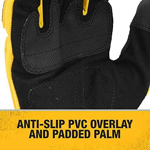 DEWALT DPG781 Performance Mechanic Work Glove with TPR Impact Protection and Anti-Slip Grip - Large (1 Pair)