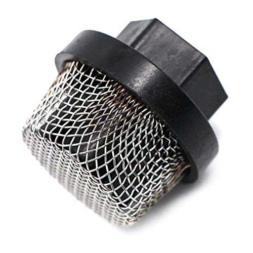 2pcs/Pack 7/8-Inch UNF Inlet Strainer Screen mesh 246385 for 390 Ultra 395 495 Airless Paint Spray Guns, fits for Wagner Spraytech Titan Paint Pumps