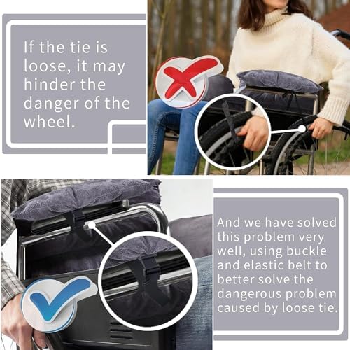 Big Hippo Wheelchair Seat Cushions, Comfortable Wheelchair Cushions for Pressure Relief, Soft Wheelchair Seat Cushions Pain Relief -17 ×17 Inches - Gray