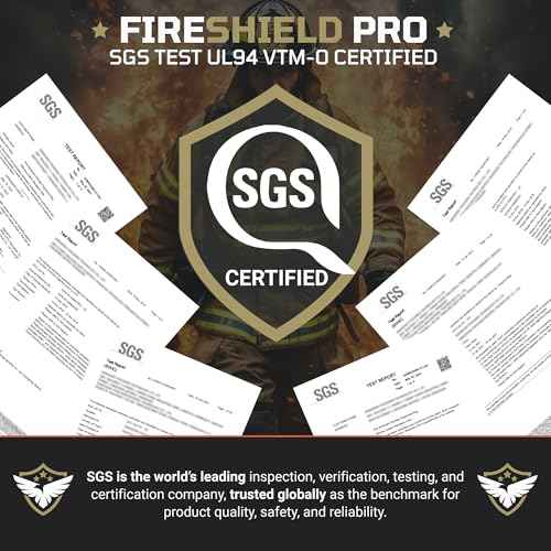 FIRESHIELD PRO 5200¡ÆF Fireproof Document Box with Lock ? Fire Safe Organizer with Laptop, Tablet & Cards Pockets ? Water Resistant, Multi-Pocket Storage for Travel, Home or Office ? 15" x 11" x 4.1"