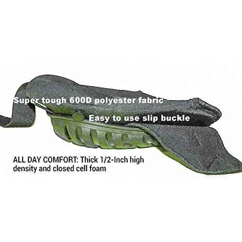 CLC Custom Leathercraft 345 Professional Kneepads, Supportive Gel Cushion, Breathable Neoprene Straps, Over Sized Caps for More Coverage, Ideal for Gardening, Flooring, Cleaning and Construction , Black
