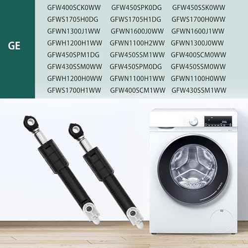 GFW450SSM1WW GFW450SPM1DG GFW450SPK0DG Shock Absorbers, Washer Shock Absorbers Compatible with GE Shocks for Front Load Washer GFW450SSK0WW GFW400SCM1WW GFW430SSM1WW GFWN1600J1WW GFWS1700H1WW