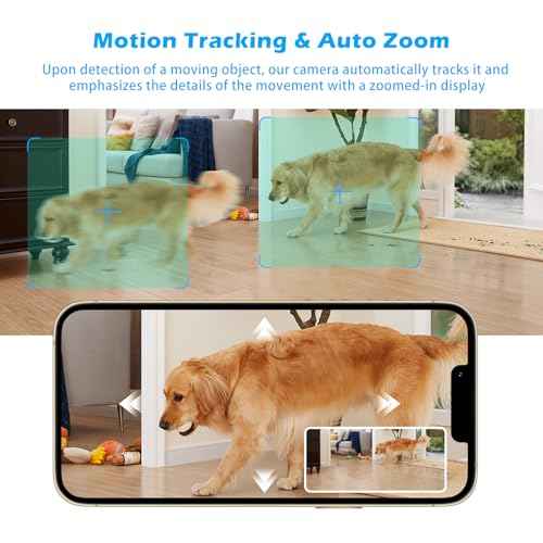 3MP Indoor Security Camera, 5G WiFi 360¡Æ Pan/Tilt Home Cameras for Baby Monitor/Pet/Elder/Kids/Bedroom, Auto-Focus and Zoom,Motion Tracking,2-Way Audio,Siren,3 Night Vision,Cloud&SD Card