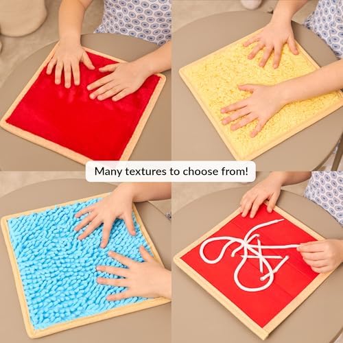 Sensory Wall Panel for Kids | Textured Tiles Sensory | Sensory Wall for Play & Learning | Sensory Mats for Toddlers & Classrooms | Interactive Texture Panels | Sensory Wall 8 Pack