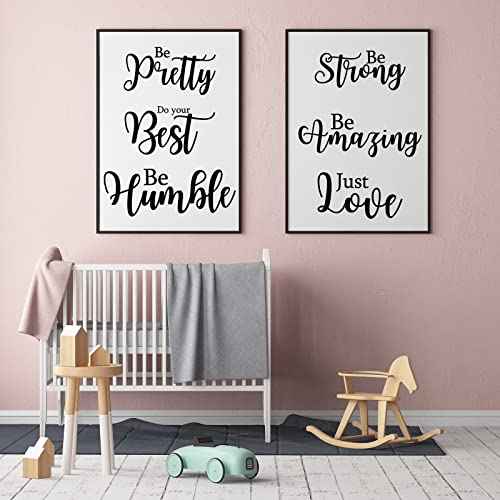 Leinuosen 25 Pcs Inspirational Wall Decal Motivational Quote Peel and Stick Vinyl Wall Quotes Stickers Removable Positive Saying for DIY Bedroom Living Room Office Art Decor
