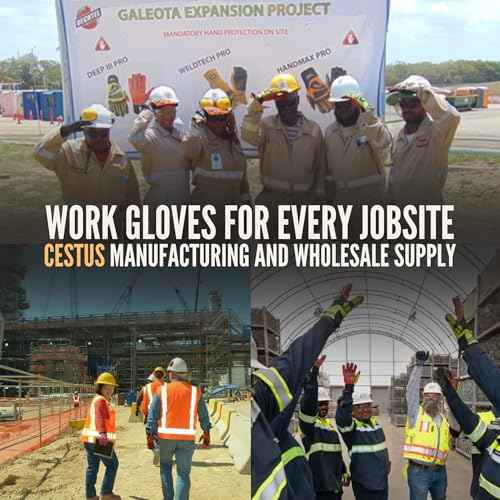 Cestus 5075, Winter Work Gloves for Cold Weather, Detachable Faux Fur Glove Liner Insulation, Impact Resistant Safety Gloves