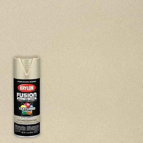Krylon K02860007 Fusion All-In-One Textured, Sandstone, 12 oz.