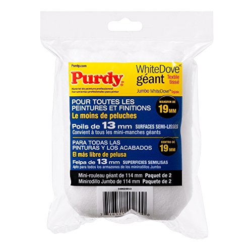Purdy WhiteDove Jumbo Mini Roller Cover, 4-1/2 in. x 1/2 in., 2 count