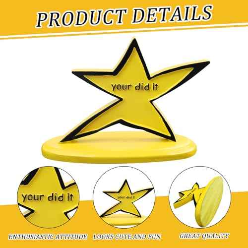 Funny Star Trophy with Humorous Your Did It Inscription - Funny Graduation Gift Gifts for Coworkers Cute Desk Decor Birthday Gift Encouragement Gift Funny Gag Gifts