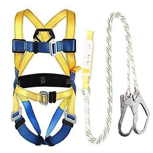 Fall Protection Safety Harness OSHA/ANSI Compliant,internal Shock Absorbing landyard&Hook