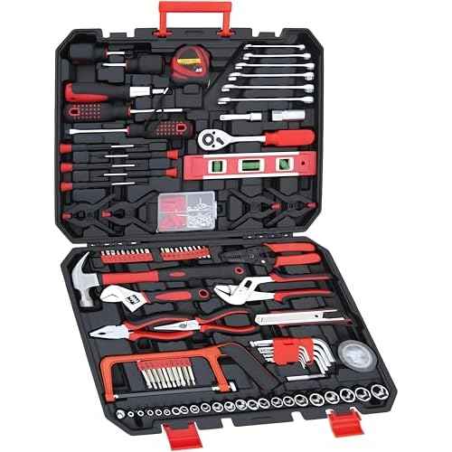 237 Piece Tools Set Professional All-in-One Home Tool Kit with Plastic Toolbox for College, General Household and Repair Set