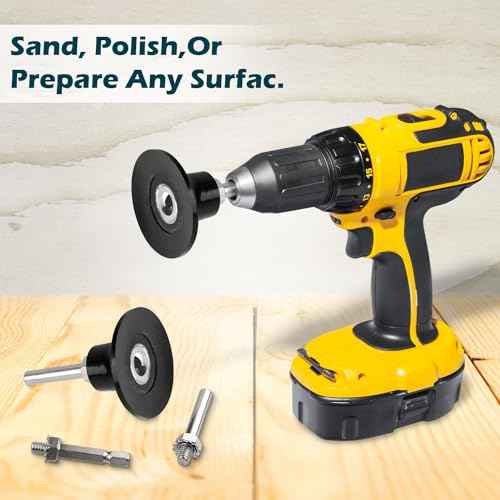 2 Pack Quick Change Disc Pad Holder, Roloc Disc Pad Holder, 2 Inch Sanding Discs Holder Roll Lock Disc Pad Quick Change Disc Adapter with 1/4" Shank for Die Grinder Power Drill Driver
