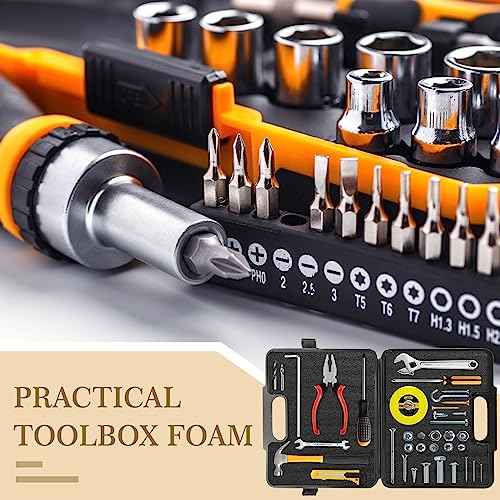 Frienda 3 Pcs Tool Box Foam Organizers Liner Adjustable Shadow 18 x 12 x 2.17 Inch Tool Chest Drawer Inserts Non Slip Foam