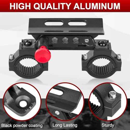 Quick Release Roll Bar Fire Extinguisher Mount Holder Bracket Kits Compatible with for UTV Polaris RZR Pioneer Can Am Maverick X3 Commander Talon ATV Jeep Wrangler with 1''-2'' Roll Cage