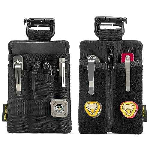 VIPERADE VE23/24/25 EDC Organizer, DIY Patch Pocket Organizer for Men, Multitool Pouch for EDC Gears