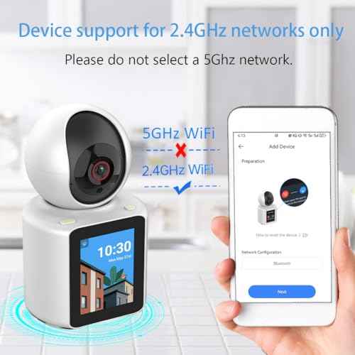 Two-Way Video Camera 2.8-inch Screen,Pet Camera,Dog Camera,Indoor Home Nanny Camera,Baby/Elder/Nanny/Dog/Pet Camera with Phone App(Im Cam),360¡ÆSmart Security Camera,1080p HD