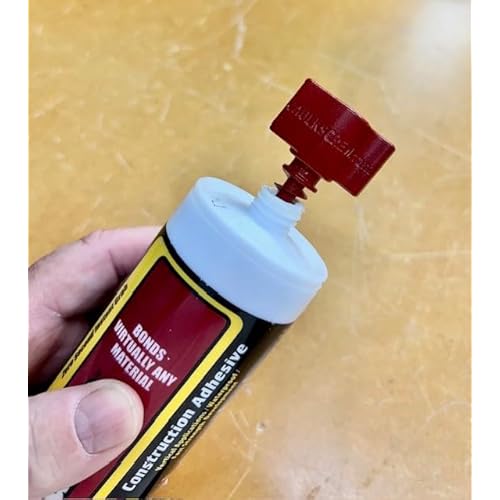 Caulk Tube Sealing Tool ? Screw-On Saver Caps for Caulking Guns, Prevent Drying and Leakage, Reusable Tool Accessory, 5-Pack