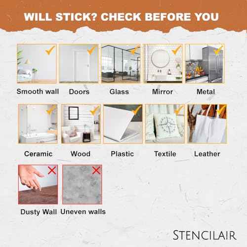 Cartoon Duck Stencil, 8.5 x 11 Inch Reusable Plastic Template for Painting Kids Crafts DIY Projects and Home Decor