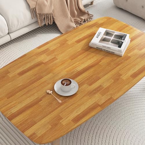 LACHEERY Thick Butcher Block Contact Paper Waterproof Light Butcher Block Countertop Peel and Stick Wood Wallpaper for Kitchen Counter Contact Paper Wood Vinyl Wrap for Countertops Cabinets 15.8"x80"