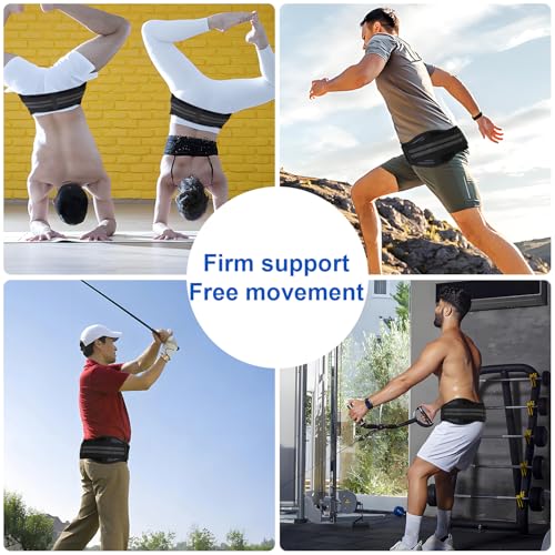 Powerful Sacroiliac Belt for Women and Men, Compression SI Joint Belt for Sciatica Nerve Relief, Hip Brace with Anti-Slip Design, Sacroiliac Hip Brace for Pelvic, Trochanteric Bursitis, Sacrum Pain