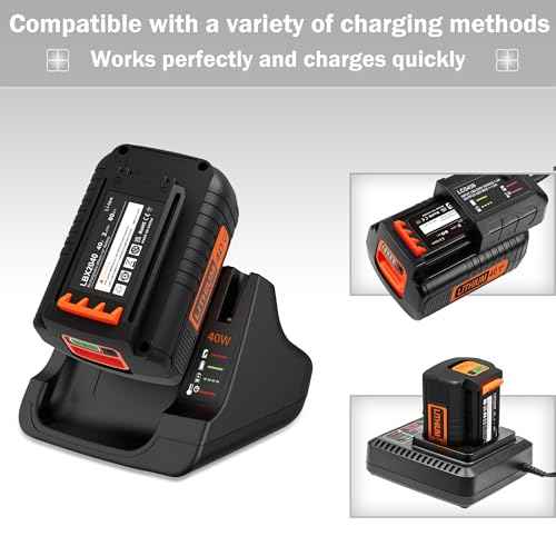 40 Volt MAX 2.0Ah Lithium Battery Replacement for Black and Decker 40V Battery LBX2040 LST540 LCS1240 LBX1540 LBXR2036 LST136W LBXR36 Power Tools