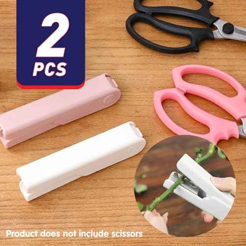 2 Pcs Rose Thorn Stripper Tool - Efficient Thorn Remover for Roses, Leaf Thorn Stripper, Flower Stem Cutter - Easy Rose Dethorner & Thorn Stripper Tool (Pink£¬White)