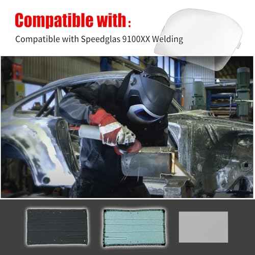 06-0201-30 Outside Lenses For 9100XX and 9100XXVI Helmet/Hood,Welding Starter Kit 9100XX includes inside protection plates and a sweatband,2.80" x 4.20" ADF Viewing Area