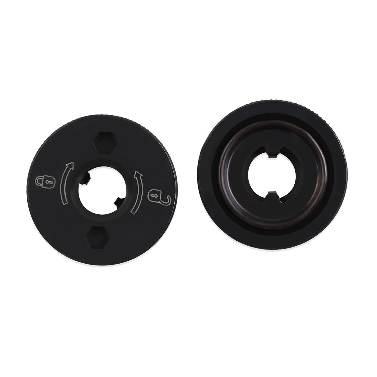 Ciuouient N484249 Angle Grinder Flanged Hex Nut Compatible with Grinder DCG413B DCG413B-B3 DCG413P2-B3 DCG413R2 DCG414B DCG414T1 DCG414T2 DCG414T2-B3 DWE43214N DWE43231VS(2pcs)