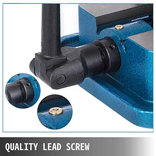 VEVOR 3 Inch Heavy Duty Milling Vise Bench Clamp Vise High Precision Clamping Vise 3 Inch Jaw Width with 360 Degree Swiveling Base CNC Vise