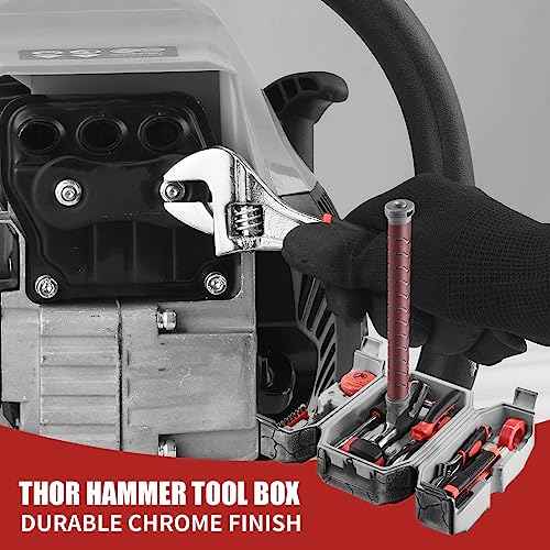 Mighty Thor Hammer Tool Box - Durable & Portable 29-in-1 Kit with Epic Mjolnir Design, Perfect Men's Gift for Travel, Home, and Garage Use