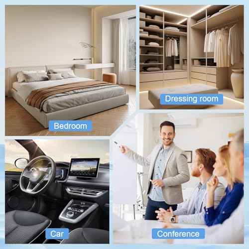 Aleanu Hidden Camera Detector, 2025 Hidden Bug and Device GPS Detector for Trave, Hotels, Home, Office, 6 Levels Sensitivity